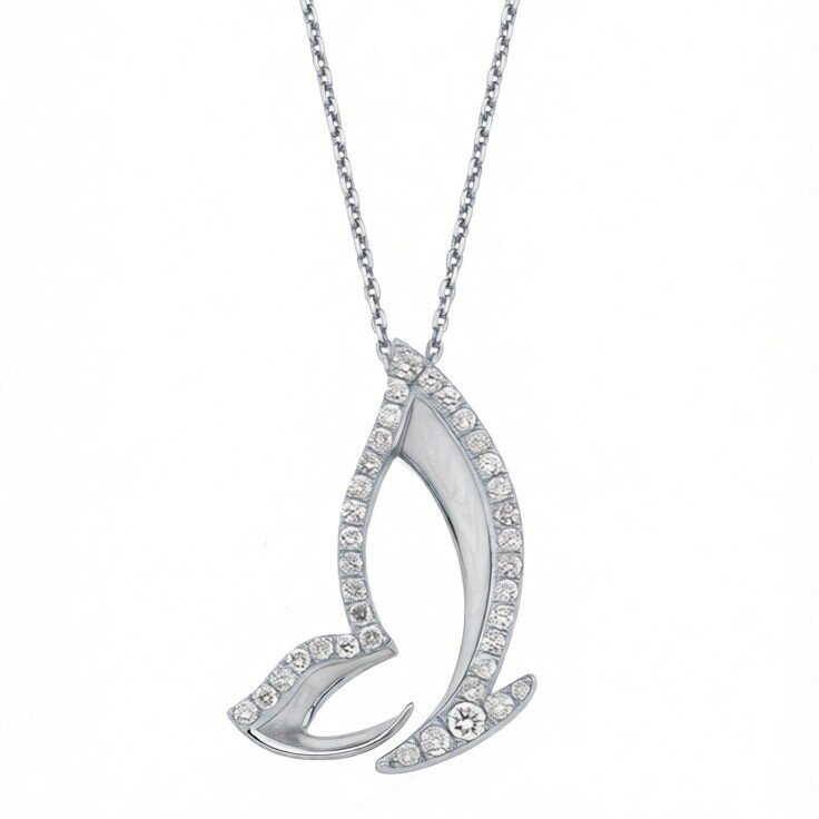 Колье Roberto Bravo Chicky с эмалью и бриллиантами.