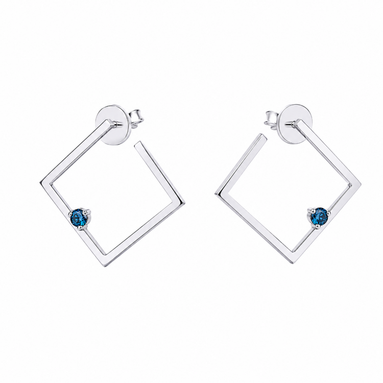 Серьги Roberto Bravo Naviblue с бриллиантами Серьги Roberto Bravo Naviblue с бриллиантами