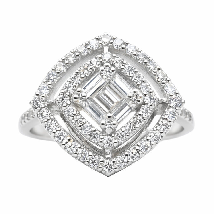 Каблучка Diamond Love з діамантами HP16975 Каблучка Diamond Love з діамантами HP16975