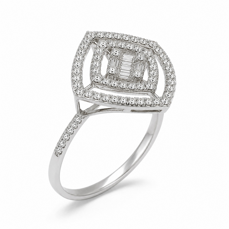 Каблучка Diamond Love з діамантами HP16975