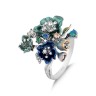 Каблучка Primerose з фіанітами та алюмінієм 2RS0471701303