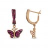 Сережки Monarch Butterfly з сапфірами та діамантами MBHE0018-01
