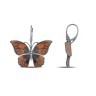 Сережки Wings з емаллю та фіанітами ZOR1177-ML