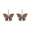 Сережки Wings з емаллю та фіанітами ZOR1177-ML