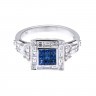 Кольцо Roberto Bravo Diamond Love с сапфирами и  бриллиантами