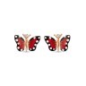 Сережки Monarch Butterfly з емаллю та діамантами MBE000001-00