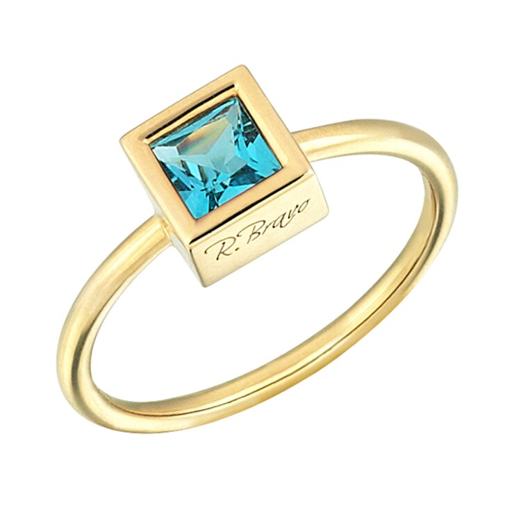 Каблучка Qube з топазом QCR000022-00