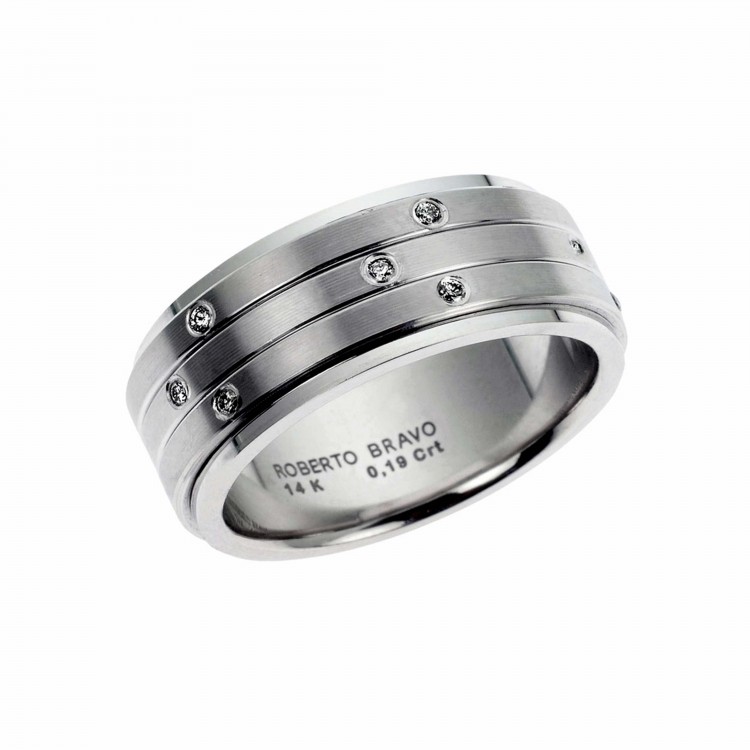 Обручка Amore Infinito з діамантами RBB1543