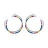 Сережки Rainbow з фіанітами DM4114-7CE