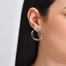 Сережки Rainbow з фіанітами DM4114-7CE
