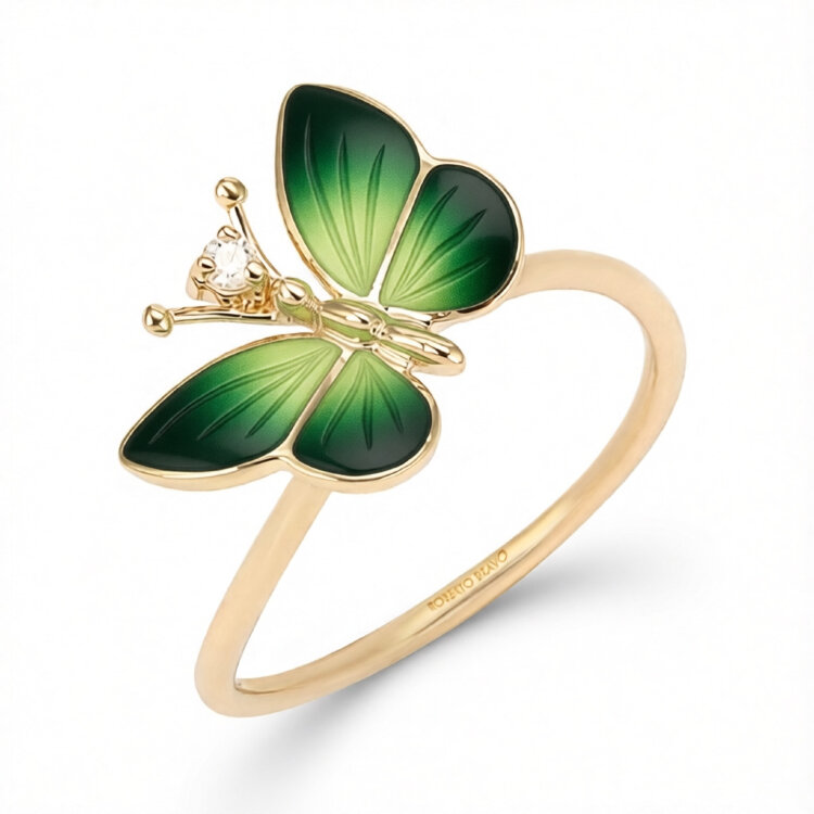 Каблучка Noah's Ark з емаллю та діамантом NAXR0059-00