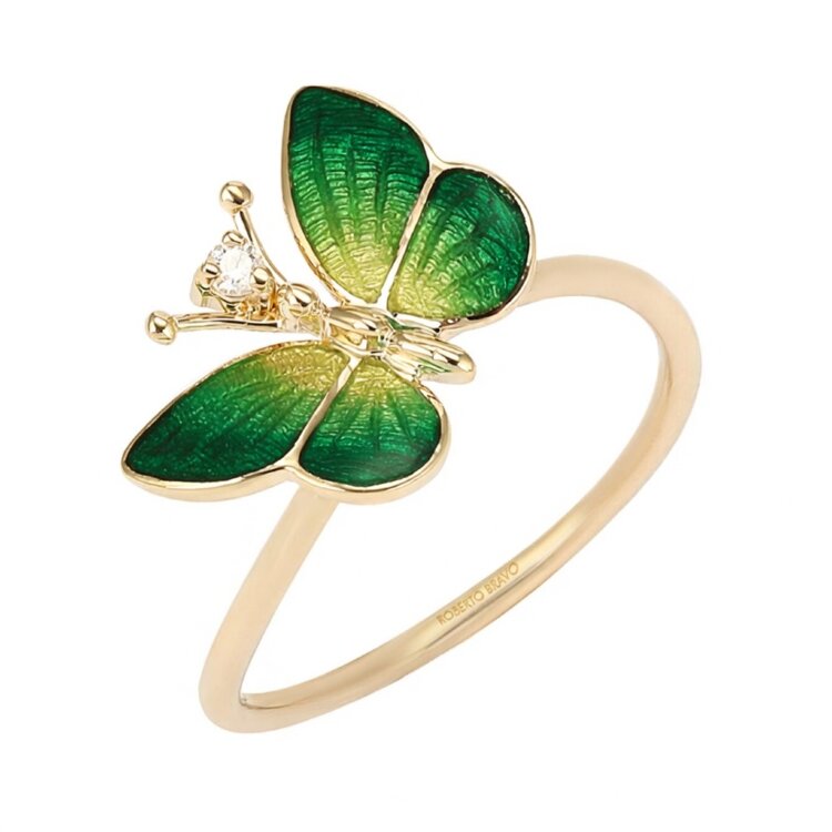 Каблучка Noah's Ark з емаллю та діамантом NAXR0059-00