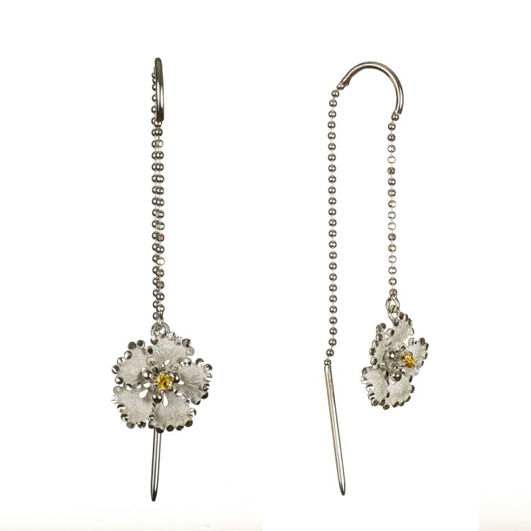 Сережки Soul Dance з сапфірами SDXE0009-00