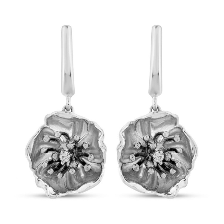 Сережки Gallica з фіанітами GLHE0015-CZ