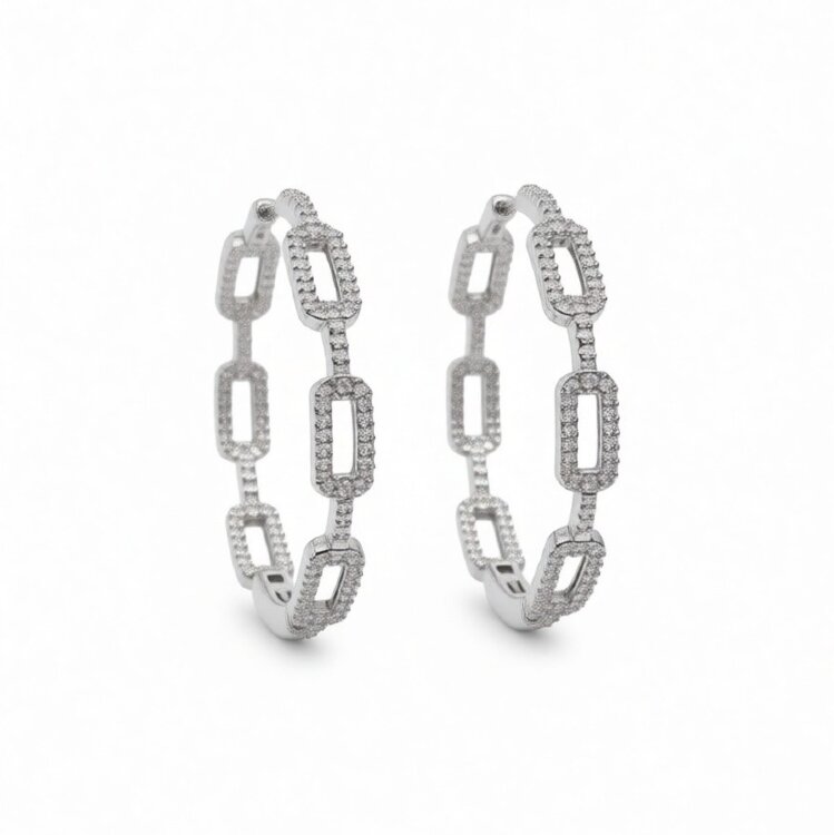 Сережки Rainbow з фіанітами DM4035ER